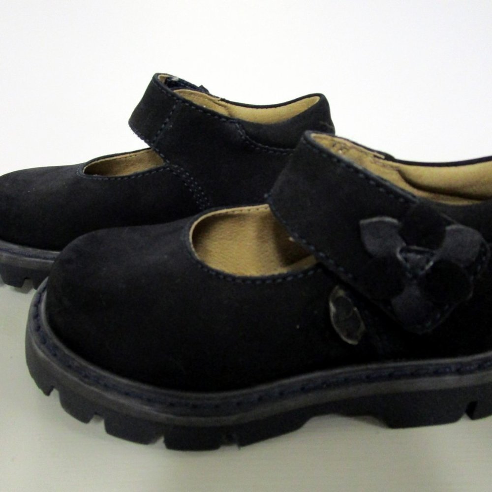 Elefanten Kids Bobo Navy Nubuck Leather Kids Shoes New